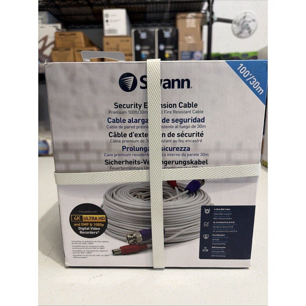 Swann Security Extension Cable Premium 100'/30m (#SWPRO-30ULCBL-GL)